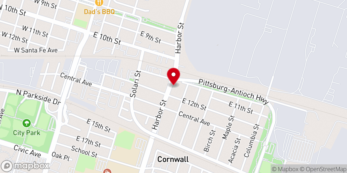 Map showing location of Church-Living God Cwff