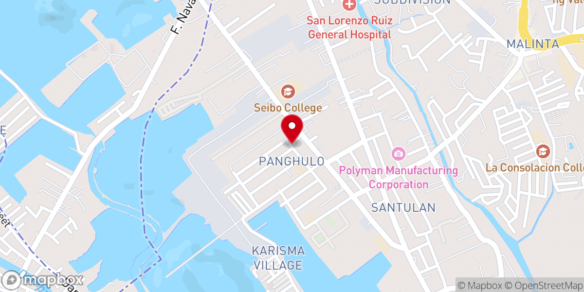 Map showing location of Maranatha International Baptist Church