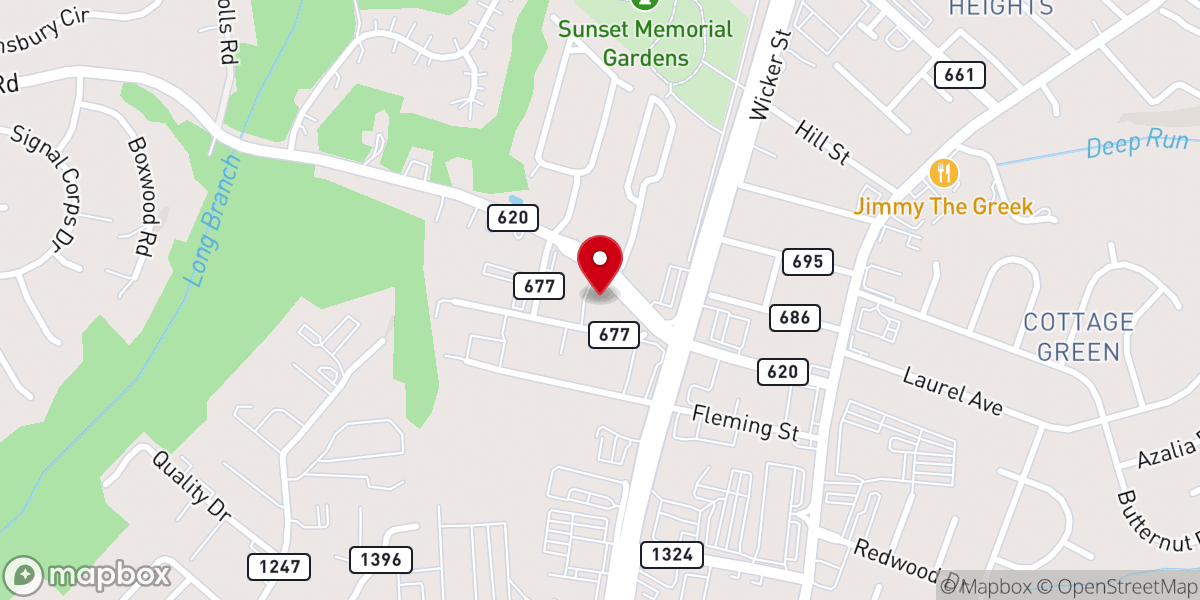 Map showing location of New Life Outreach