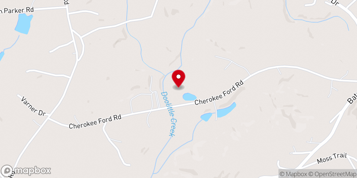 Map showing location of Daylily Gardens