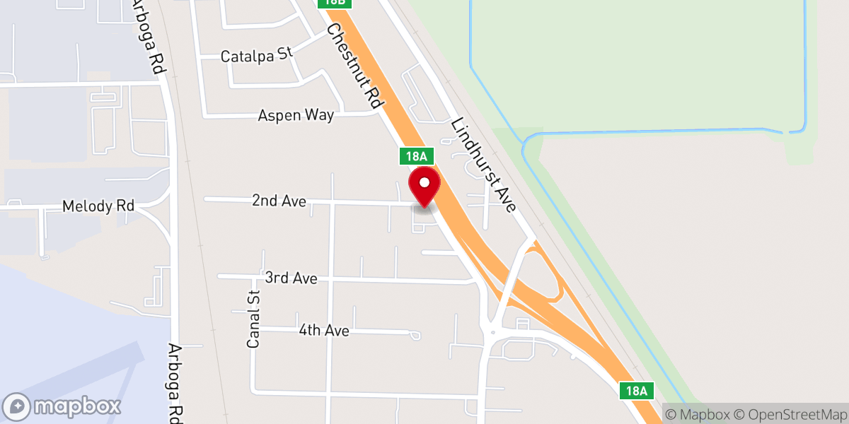 Map showing location of Lighthouse Christian Center