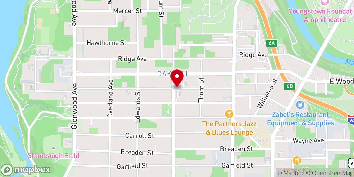 Map showing location of Greater Friendship Baptist Church