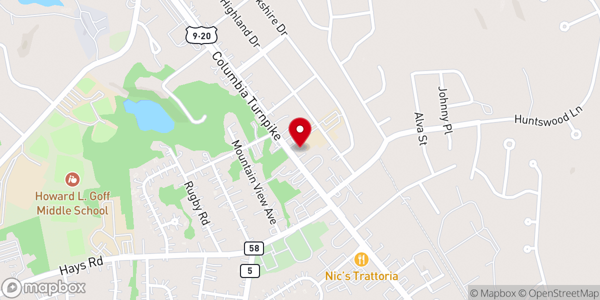 Map showing location of Holy Spirit Church