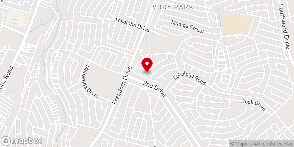 Map showing location of Saint Matthews Apostolic Church