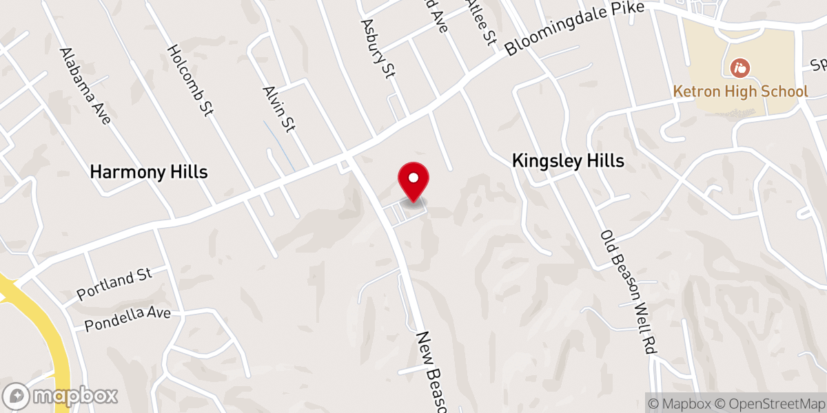 Map showing location of Good Shepherd Baptist Church
