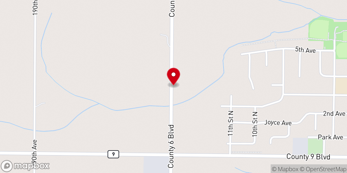 Map showing location of St Luke Lutheran Church