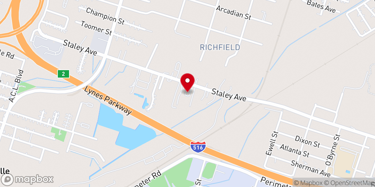 Map showing location of Growing In Grace Ministries