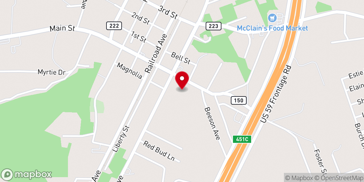 Map showing location of Shepherd United Pentecostal Church