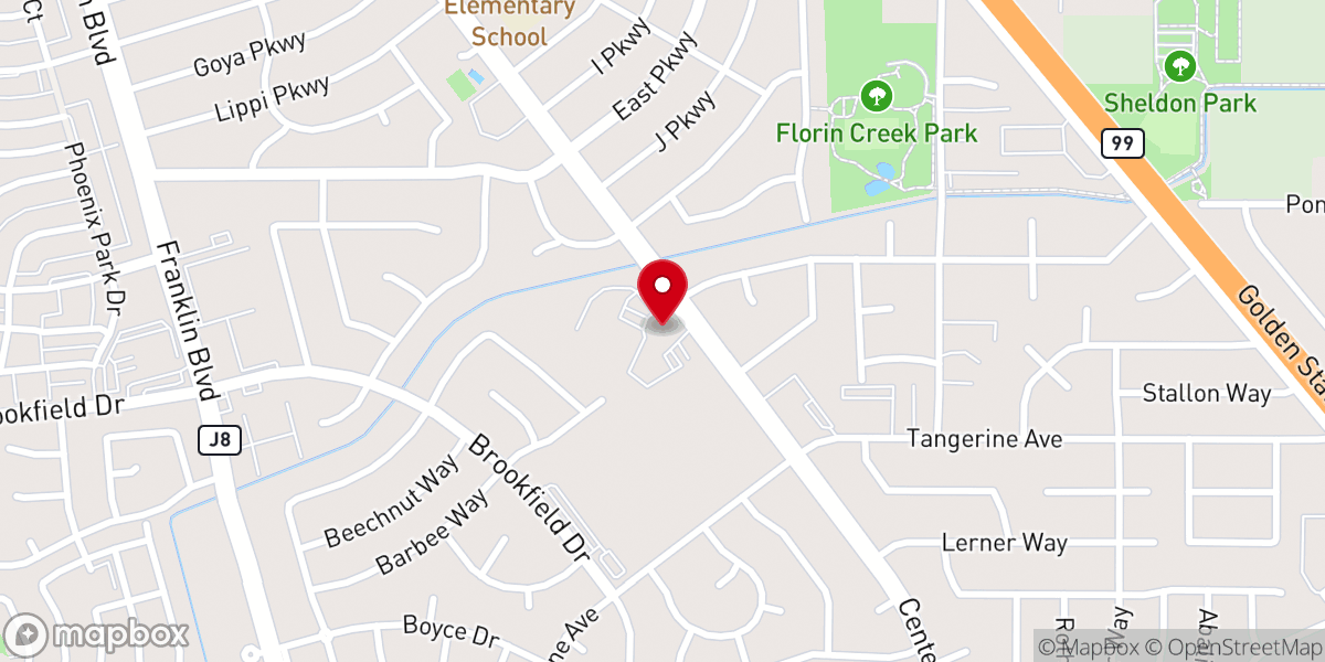 Map showing location of Saint Charles Borromeo Parish