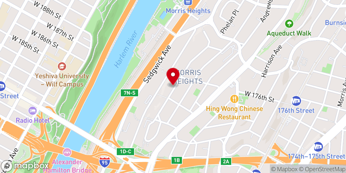 Map showing location of Whosoever Will Baptist Church