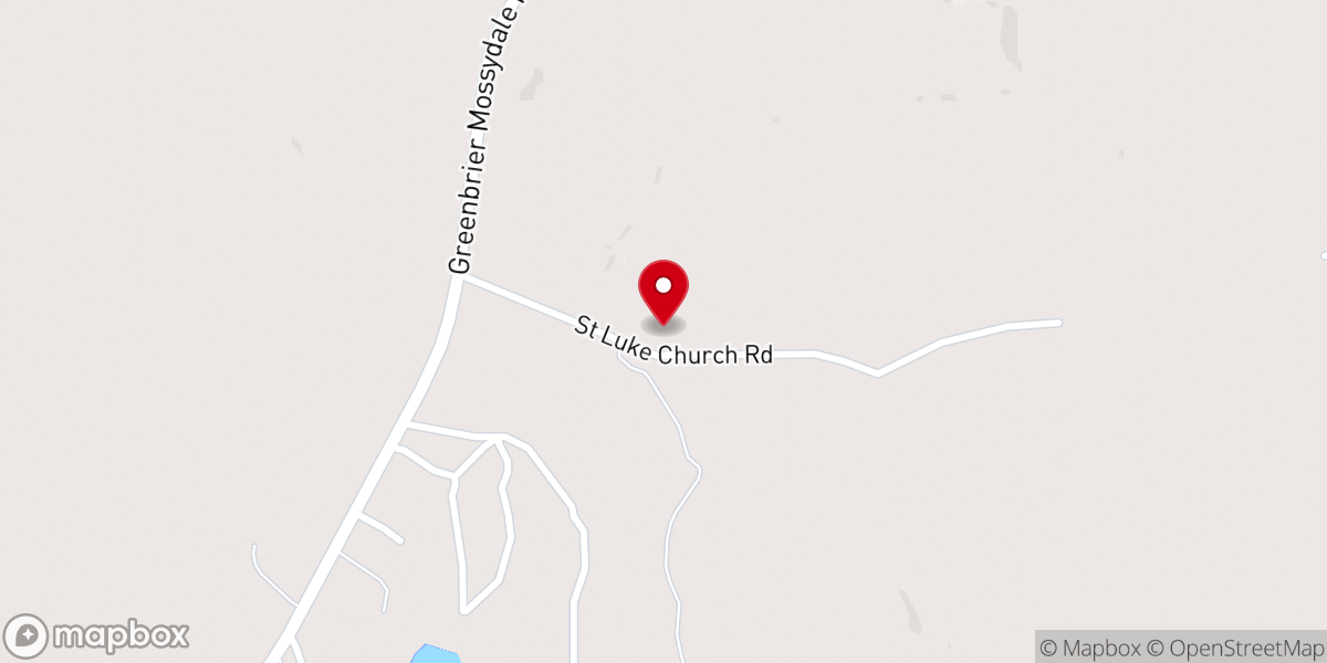 Map showing location of Saint Luke Baptist Church Winnsboro