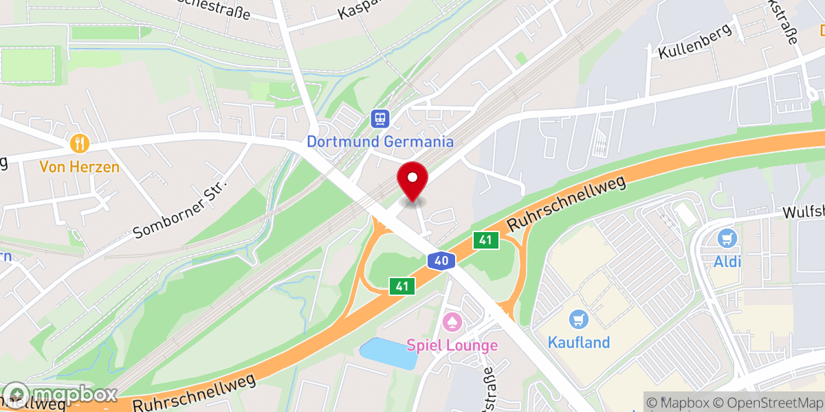Map showing location of Srpska Pravoslavna Crkva Dortmund