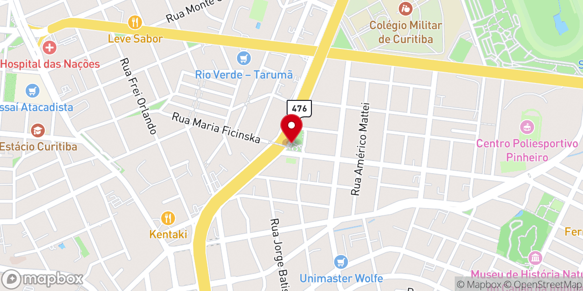 Map showing location of Santuário de Nossa Senhora de Fátima
