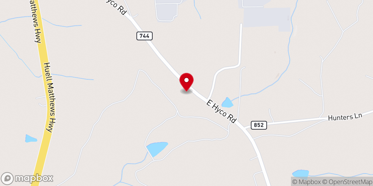 Map showing location of Mt Cana United Methodist Church