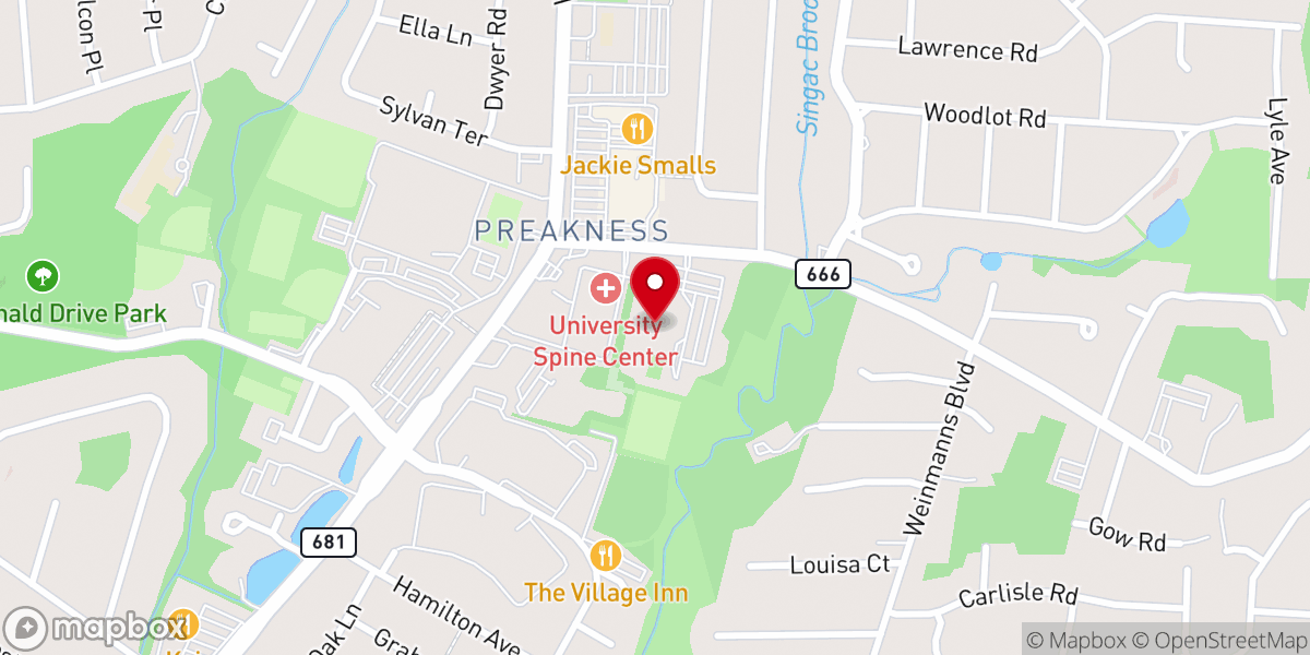 Map showing location of Calvary Temple International