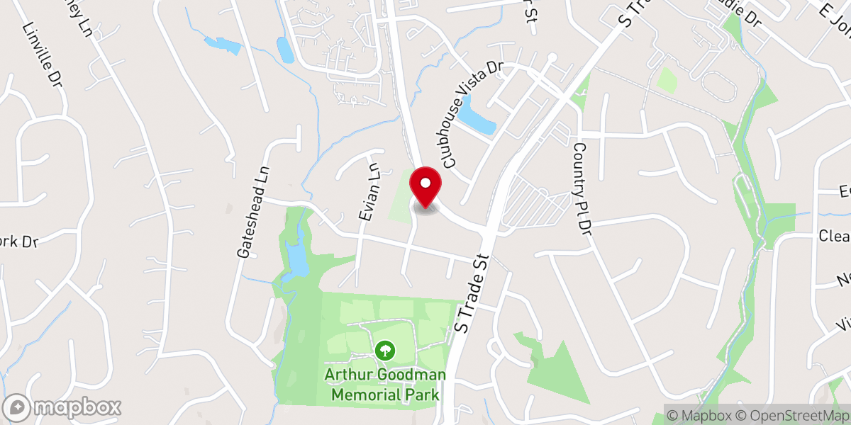 Map showing location of Hallelujah House