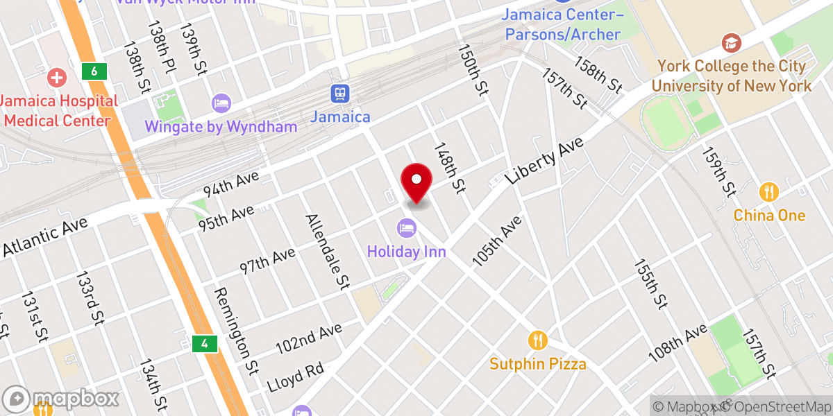 Map showing location of Iglesia Naciones Unidas en Cristo