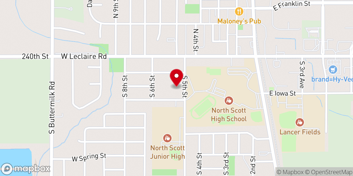 Map showing location of Living Church of Jesus Christ