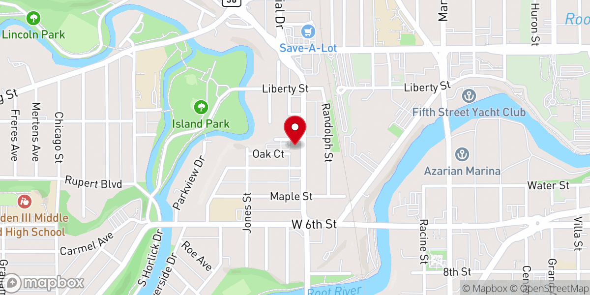 Map showing location of Greater Grace Temple Church