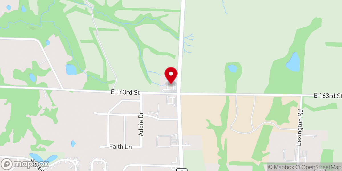 Map showing location of Community Bank of Pleasant Hill