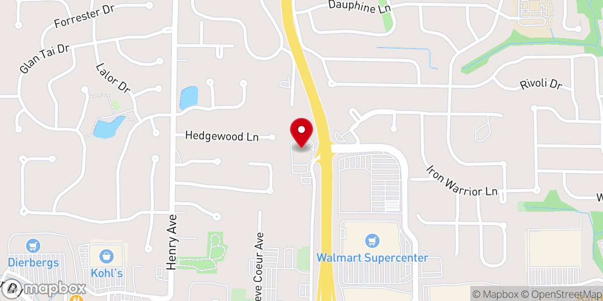 Map showing location of Good Shepherd Lutheran Church