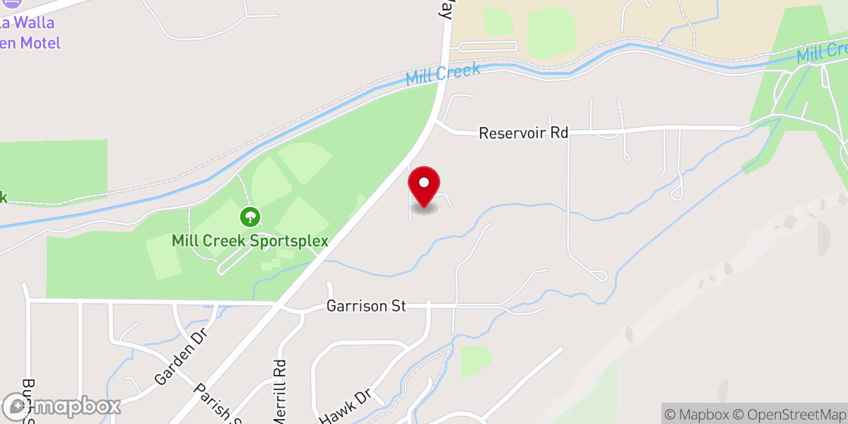 Map showing location of Walla Walla Eastgate Seventh-day Adventist Church