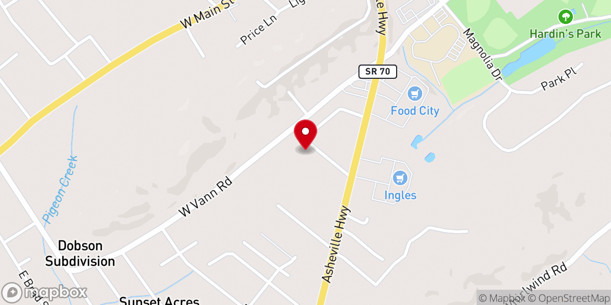 Map showing location of Adventist Community Services Center