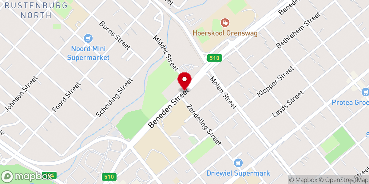 Map showing location of Greater Glory House