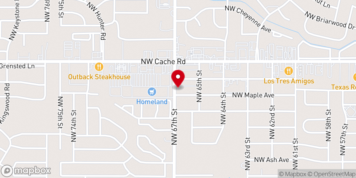 Map showing location of Brockland Free Will Baptist