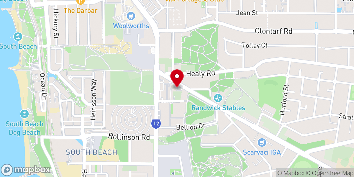 Map showing location of ONE Christian Church