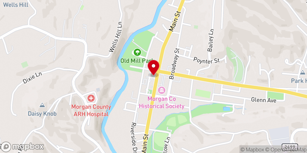 Map showing location of Liberty and Faith Ministries