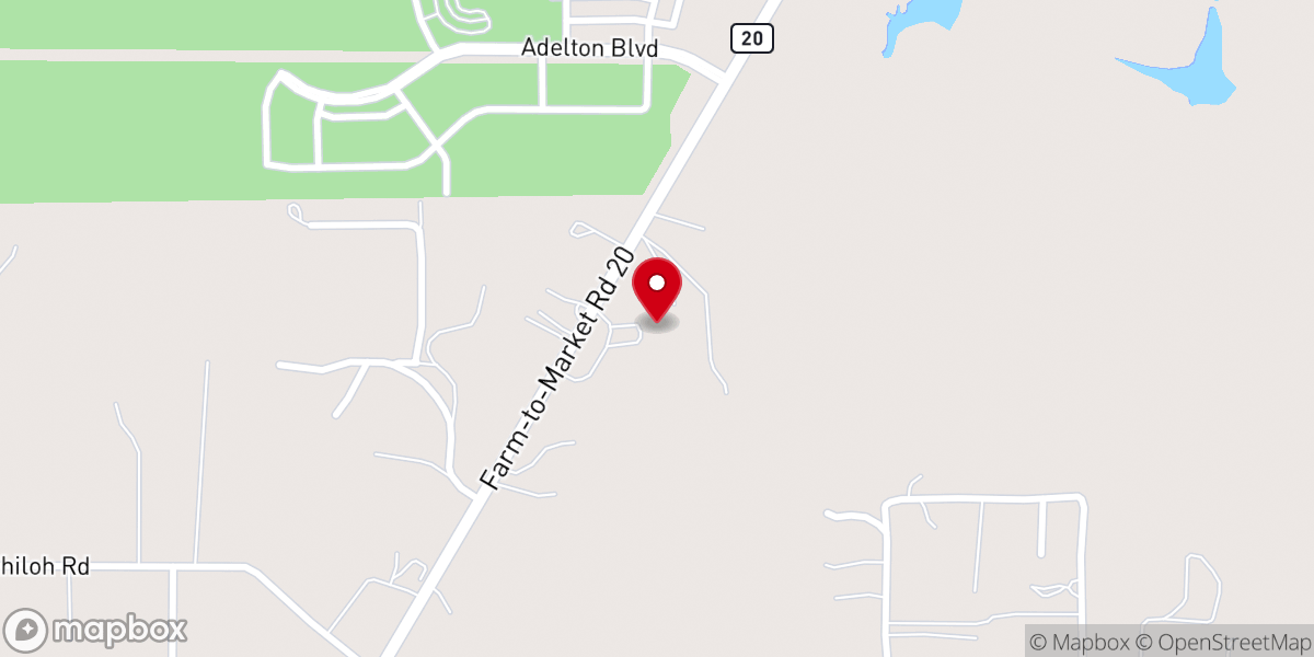 Map showing location of Arise Transformation Center