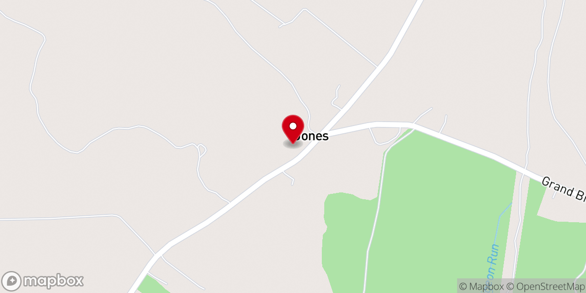 Map showing location of Olivet United Methodist Church