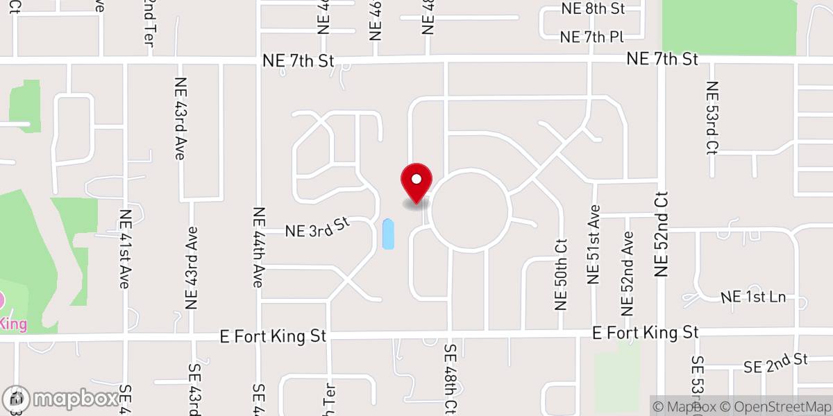 Map showing location of Grace United Bible Fellowship Church