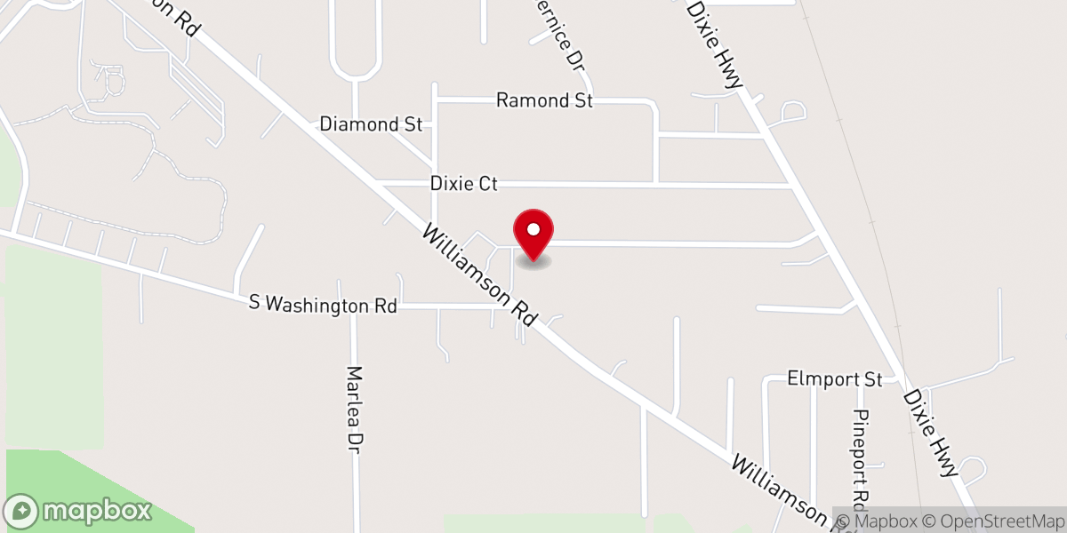 Map showing location of St Francis de Sales Church