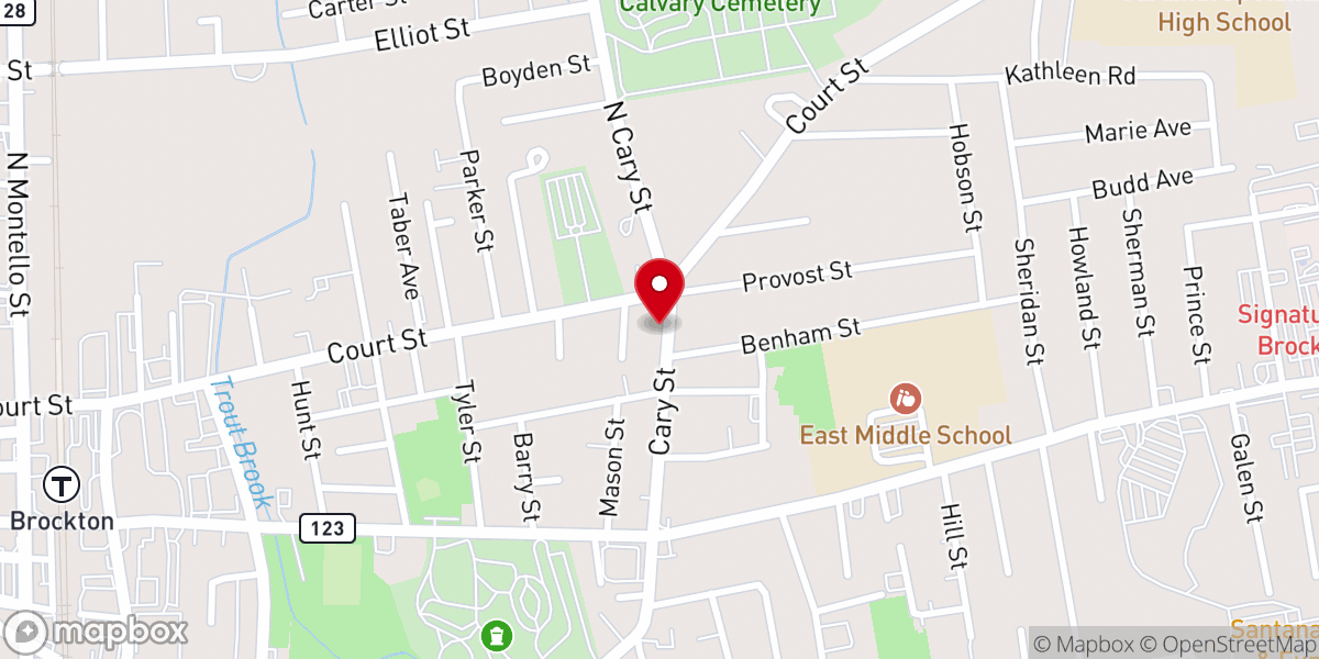 Map showing location of Pasteur Marc Simeon