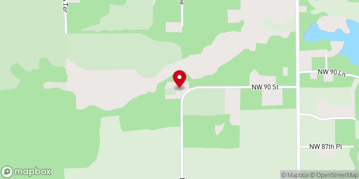 Map showing location of Long Pond Baptist Church
