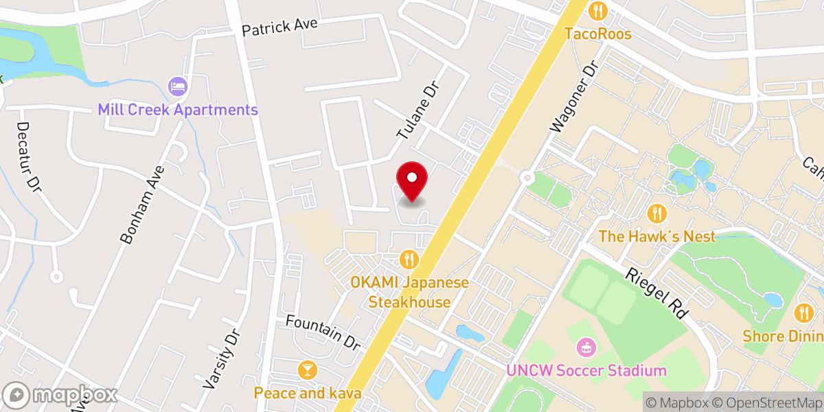 Map showing location of Saint Matthews Evangelical Lutheran Church