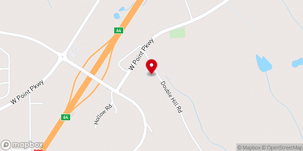 Map showing location of Bethel #1 Missionary Baptist Church