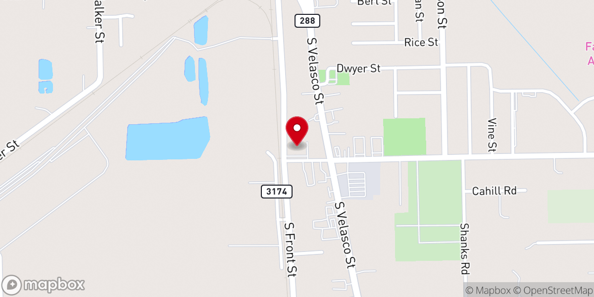Map showing location of Ten Pin Entertainment