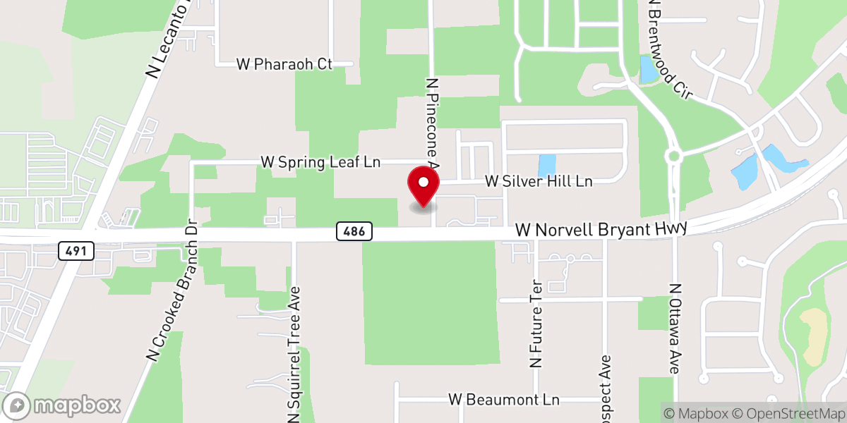 Map showing location of Genesis Community Church