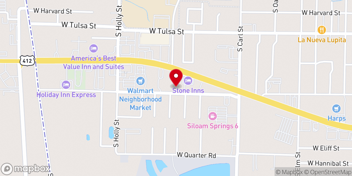 Map showing location of Freedom Bible College & Seminary