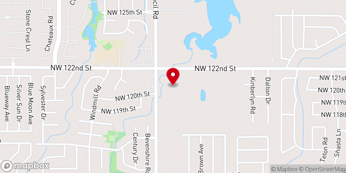 Map showing location of Walnut Creek Center - Wedding Venue Wedding Chapel