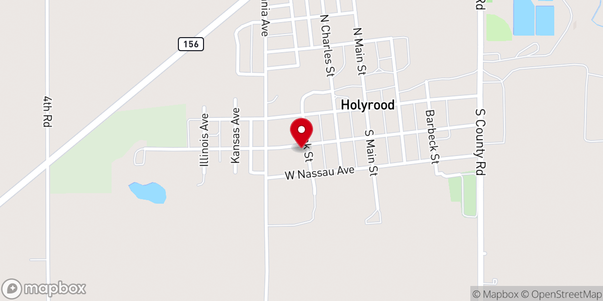 Map showing location of St Mary's Catholic Church