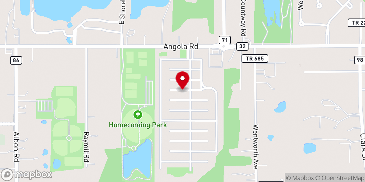 Map showing location of Gethsemane Christian Discipleship Church