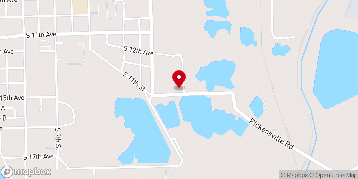 Map showing location of Greater Pentecostal Church