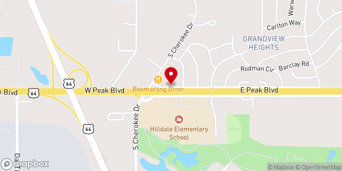 Map showing location of The Bridge at Christ Church