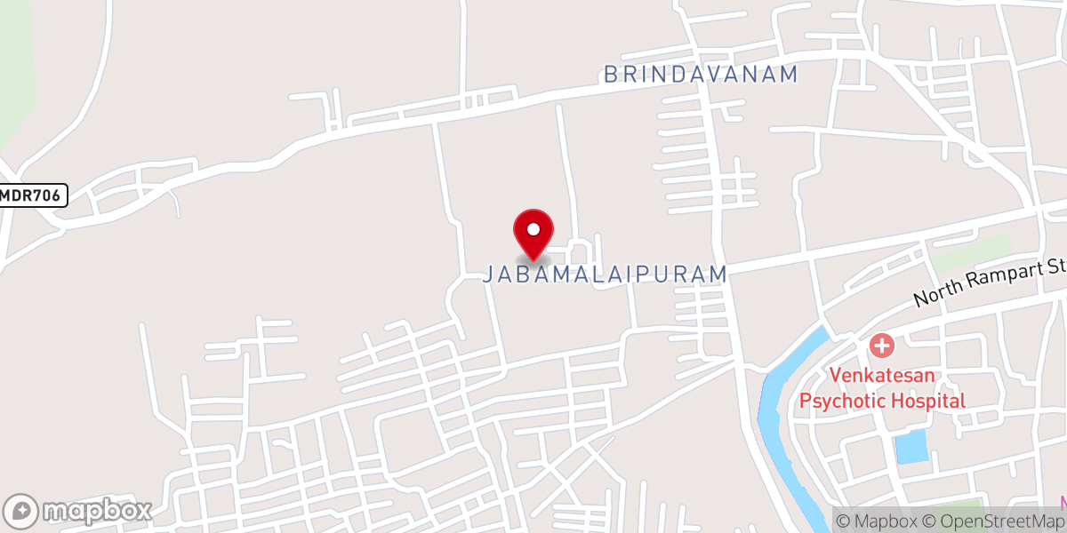 Map showing location of Our Lady of Rosary Church