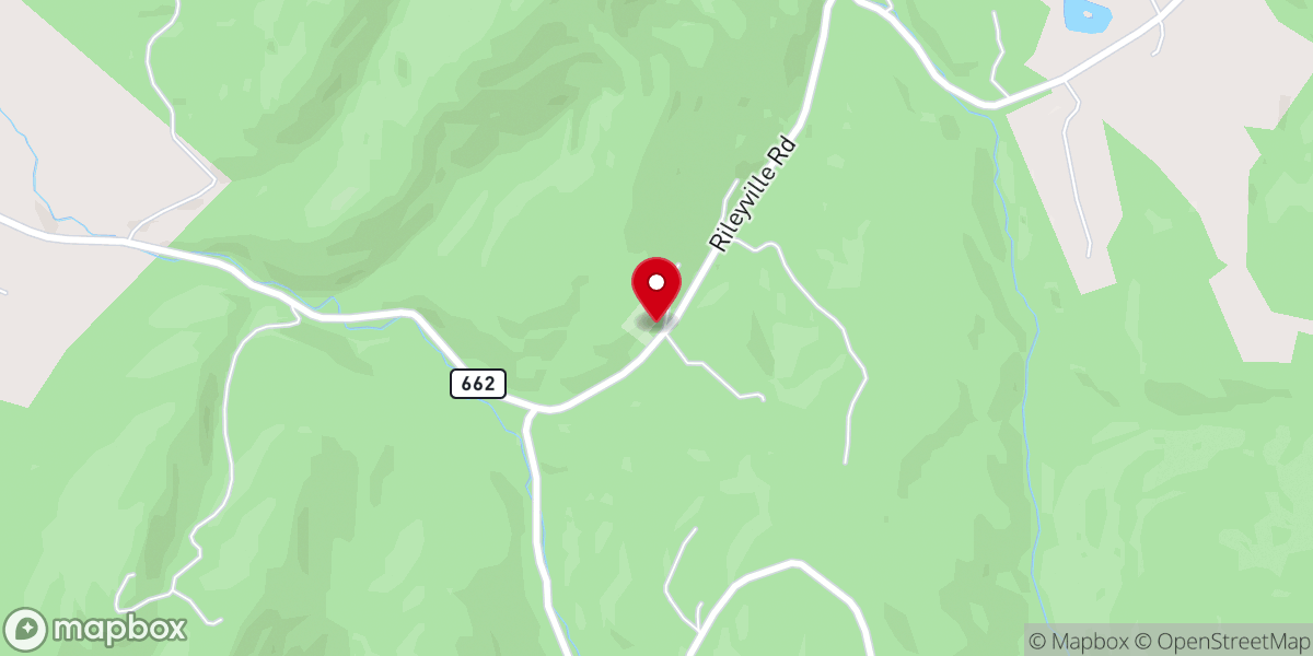 Map showing location of Mountain View Church
