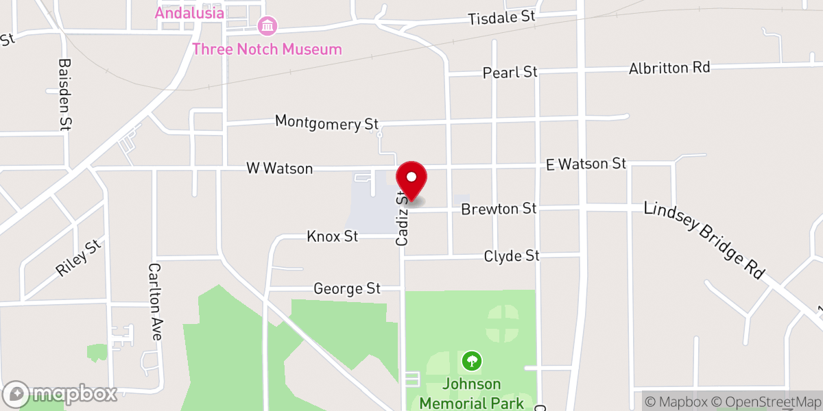 Map showing location of House of God Church